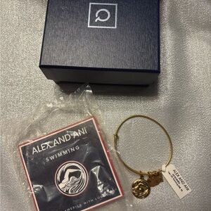 Alex and Ani Gold Charm Bracelet